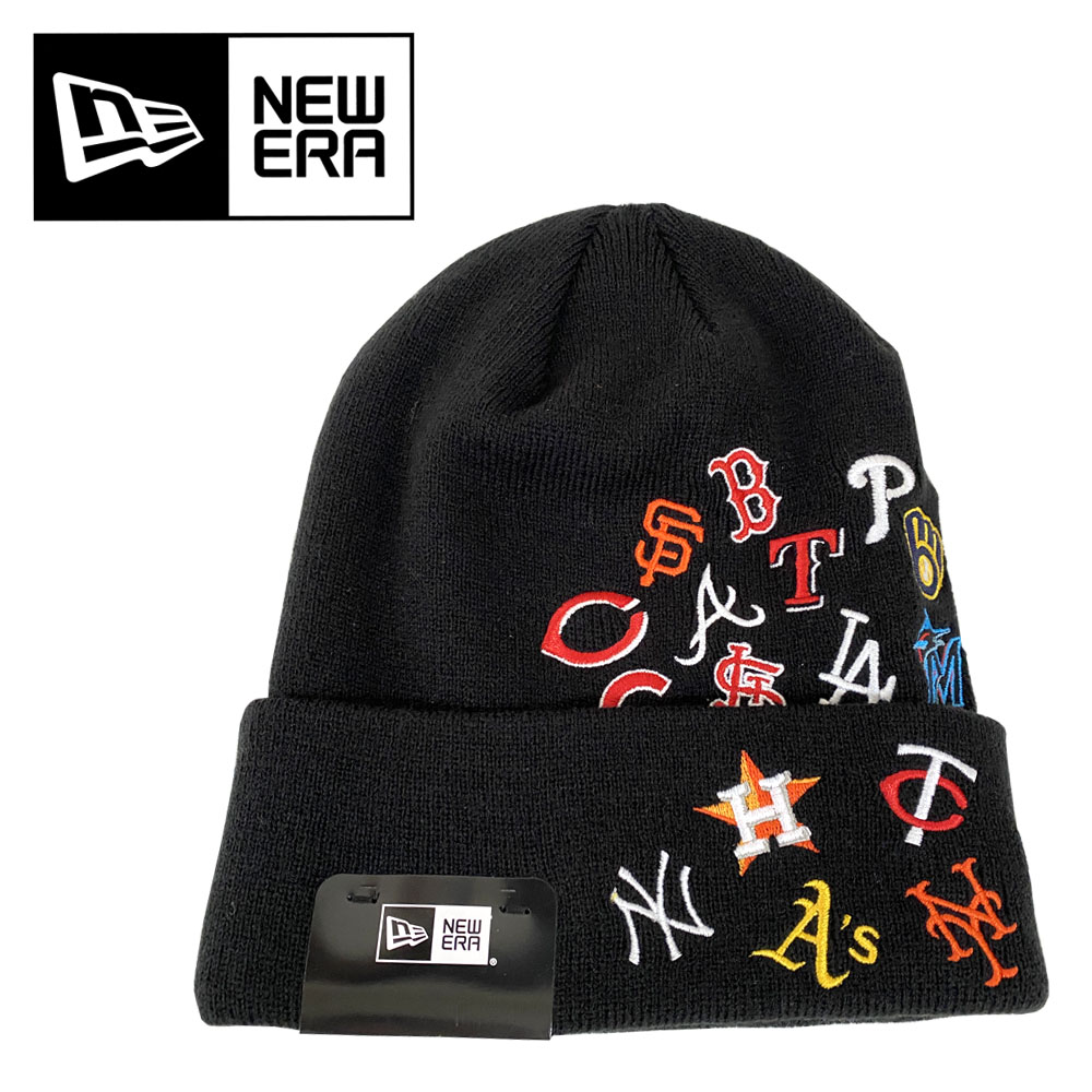 NEW ERA ニューエラ ベーシック カフニット Team Logo Allover MLB 13751347