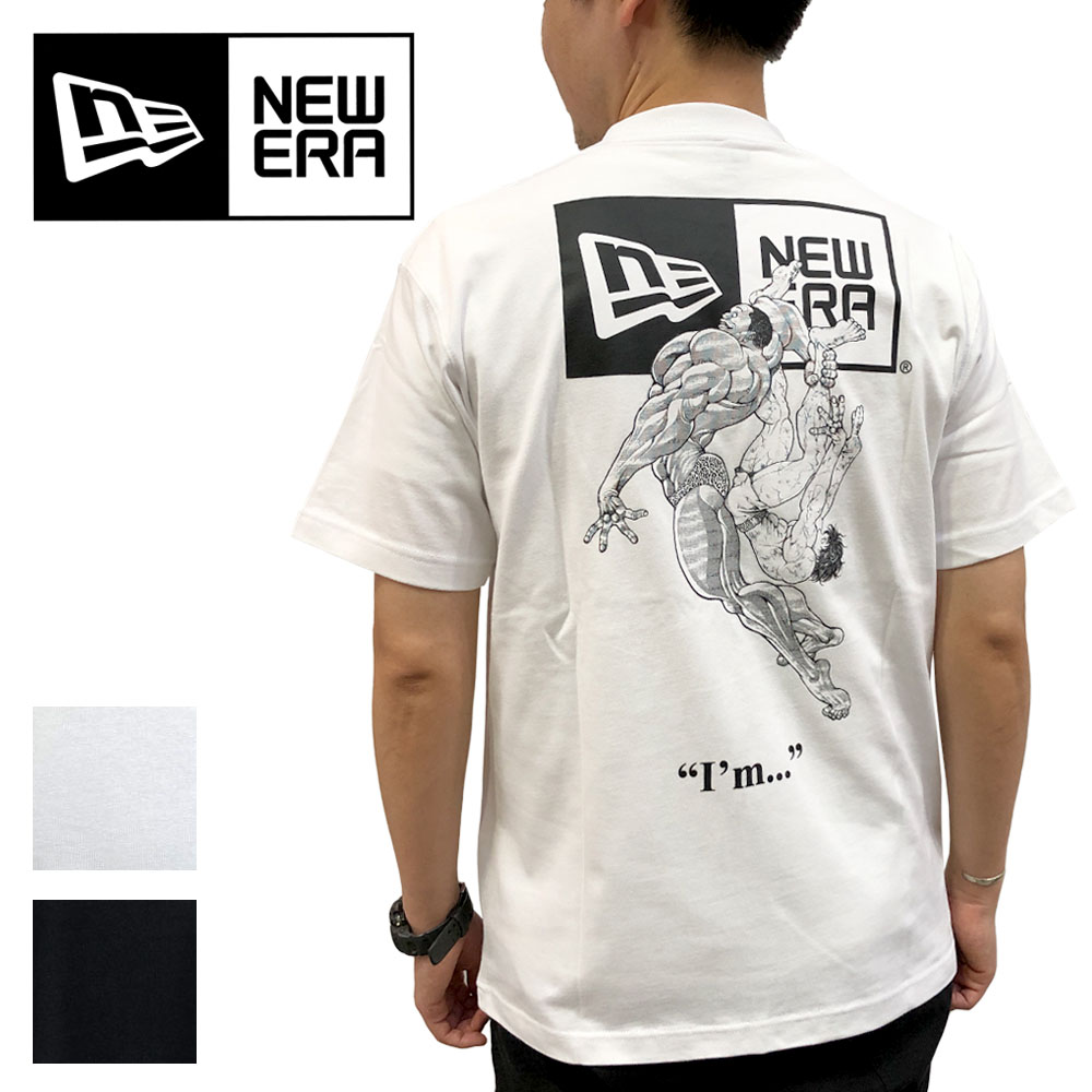 NEW ERA グラップラー刃牙 VSビスケット・オリバ ブラック 半袖T