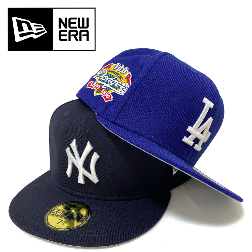 NEW ERA 59FIFTY MLB エンブレム マルチロゴ (ニューヨーク・ヤンキース/ロサンゼルス・ドジャース) 【13054588/13054597】