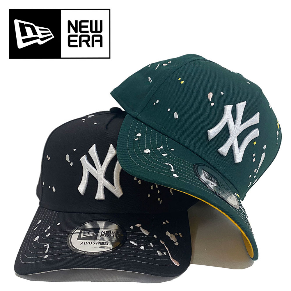 NEW ERA 9FORTY A-Frame Splash Embroidery スプラッシュエンブロイダリー (ニューヨーク・ヤンキース) 【13328244/13328245】