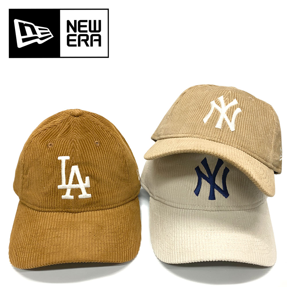 NEW ERA 9TWENTY MLB Corduroy コーデュロイ (ニューヨーク・ヤンキース/ロサンゼルス・ドジャース) 【13751033/13751034/13751040】