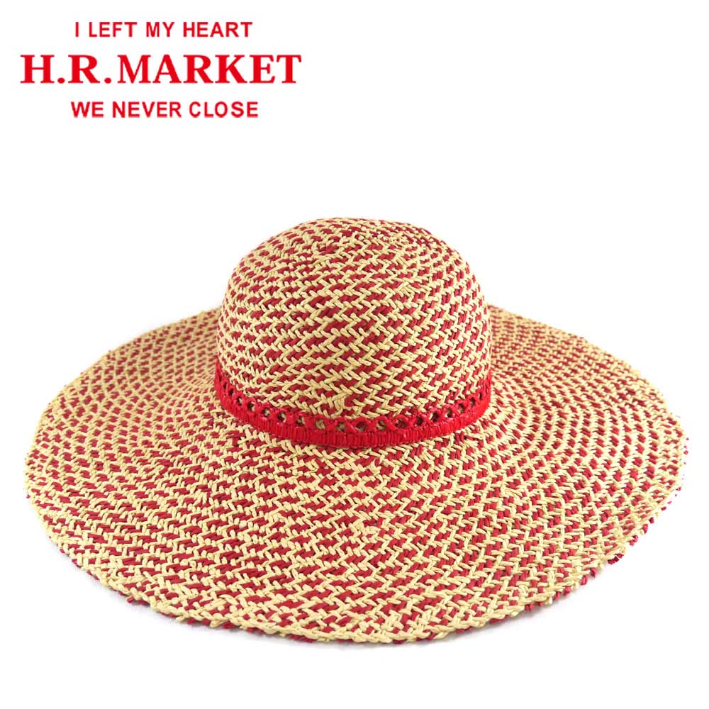 HOLLYWOOD RANCH MARKET 2トーンカラーキャップリーヌハット【700086415】