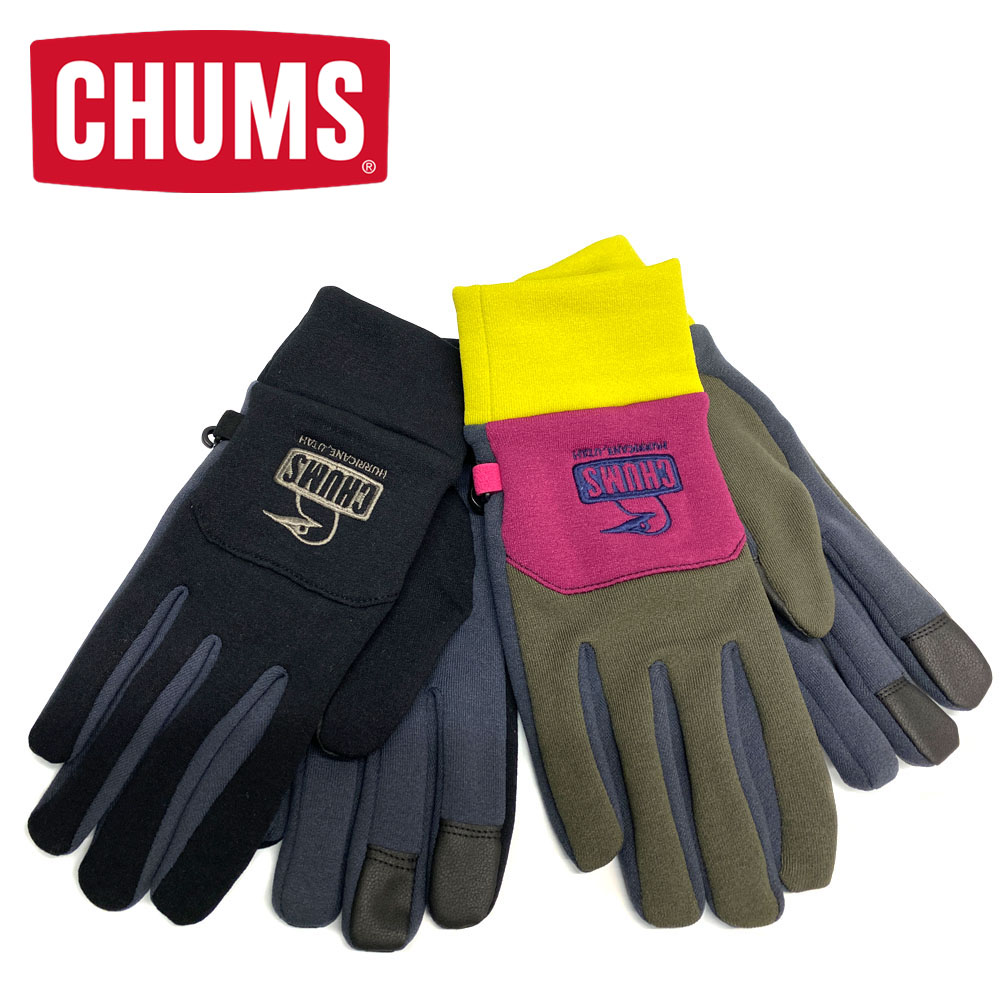 CHUMS Polartec Power Stretch Glove / ポーラテックパワーストレッチグローブ (メンズ・レディース) 【CH09-1310】