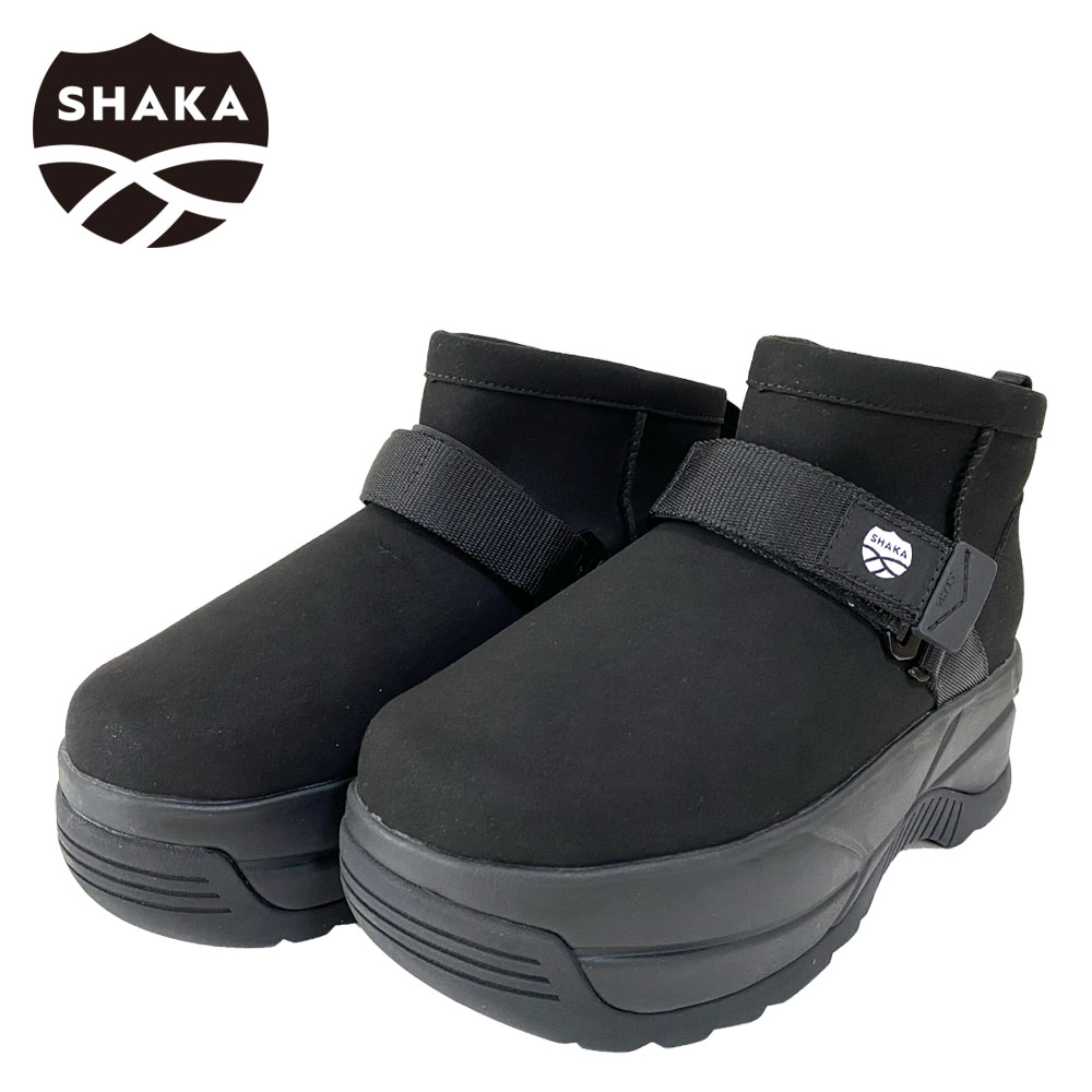 SHAKA シャカ SHORT MOUTON BOOTIE CHUNKY 厚底 ショート ムートン ブーツ レディース SK-299
