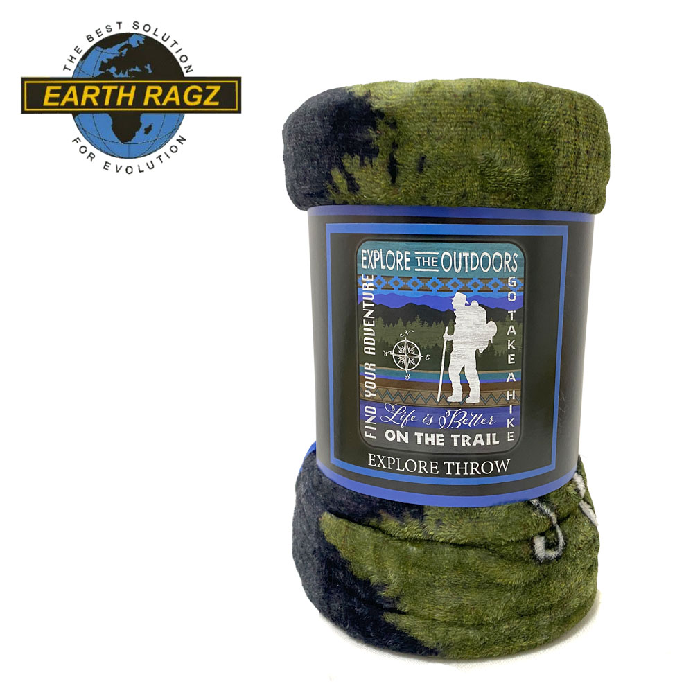 EARTH RAGZ FLANNEL FLEECE THROW/フリースブランケット
