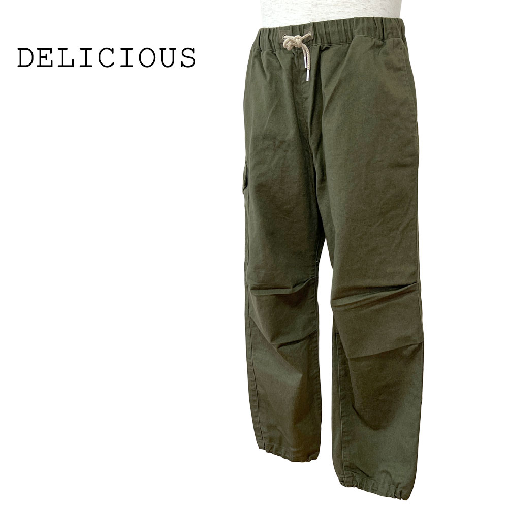 DELICIOUS デリシャス Military Easy Cargo Pants ミリタリーイージーカーゴパンツ メンズ DP9808