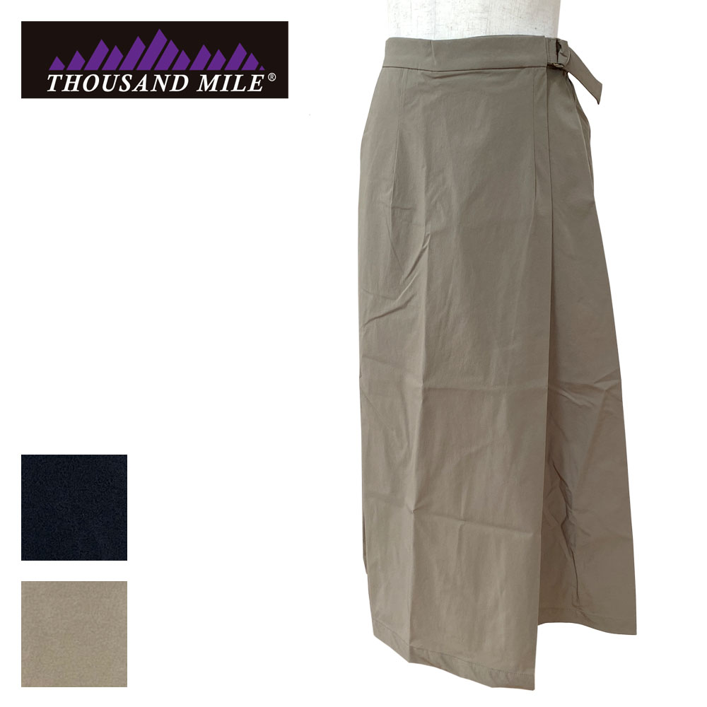 THOUSAND MILE サウザンドマイル WRAPPED SKIRT ラップスカート レディース TM261NP00082
