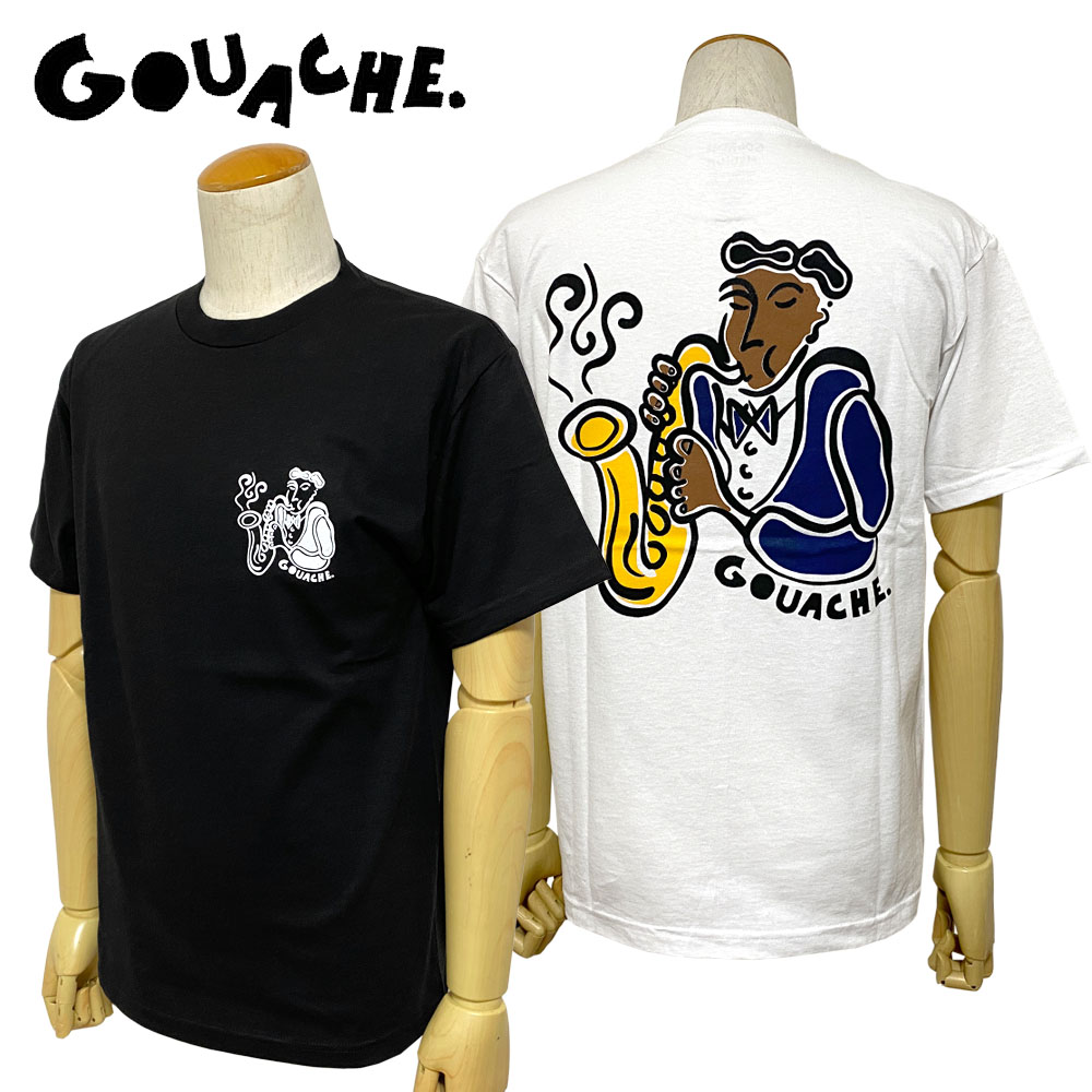 GOUACHE LE SAXOPHONISTE print Tee Men's 【GO221CT12030】