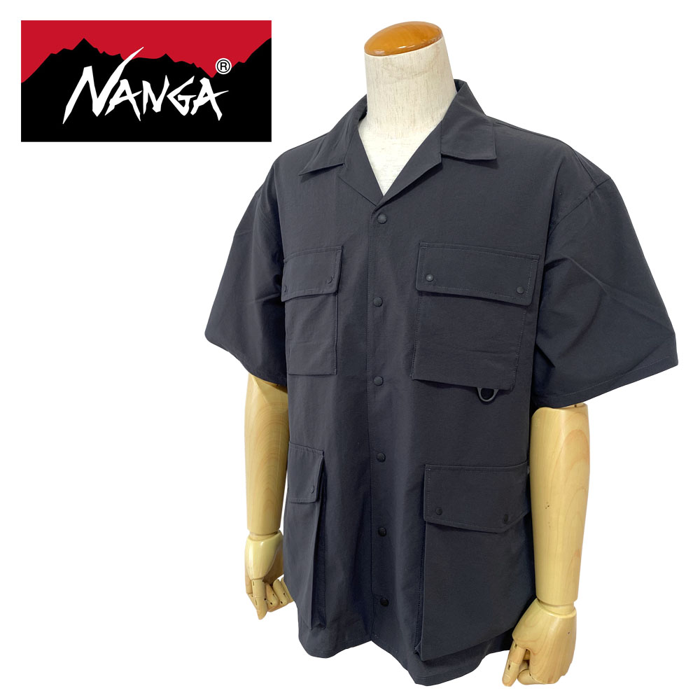NANGA ナンガ DOT AIR UTILITY PK SHORT SLEEVE SHIRT ドットエア ユーティリティーポケット ショートスリーブシャツ メンズ N000047