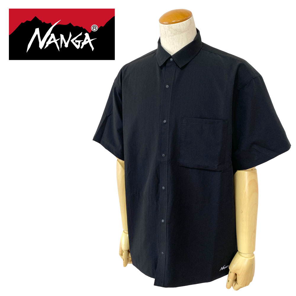 NANGA ナンガ DotAir COMFY S/S SHIRT ドットエア コンフィー ショートスリーブシャツ メンズ NW2411-1E900