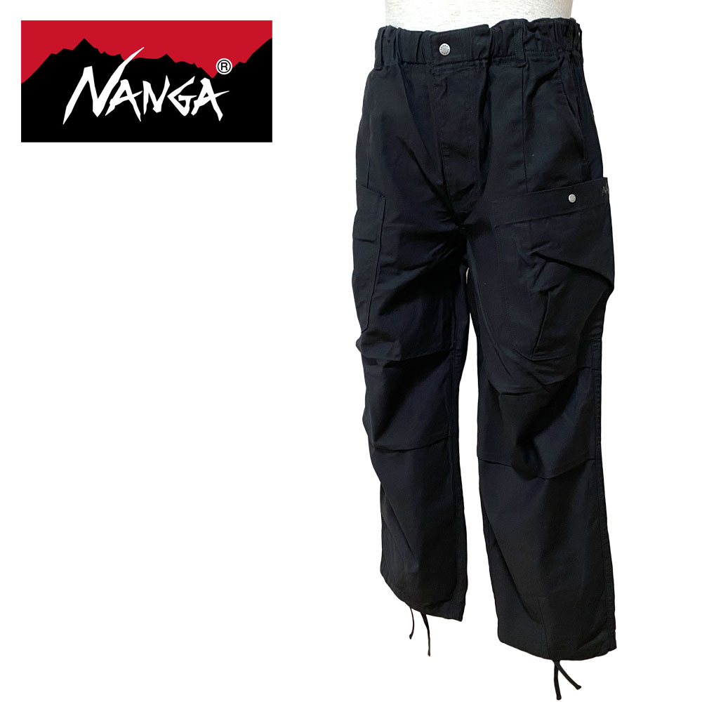 NANGA ナンガ BACK SATIN EASY CARGO PT バックサテン イージー カーゴパンツ メンズ N2530-1D082A