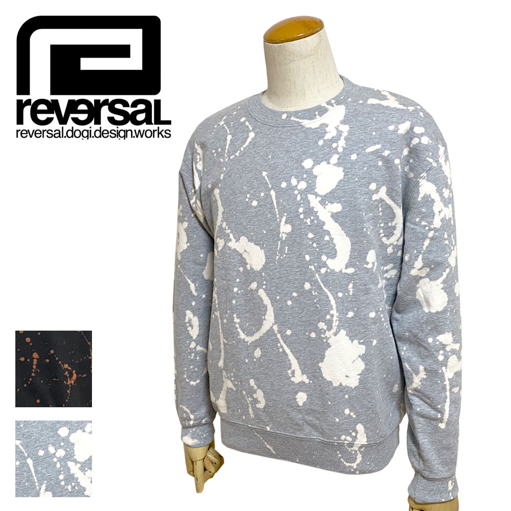 reversal BLEACH rvddw CREW NECK Men's 【rv22aw209】