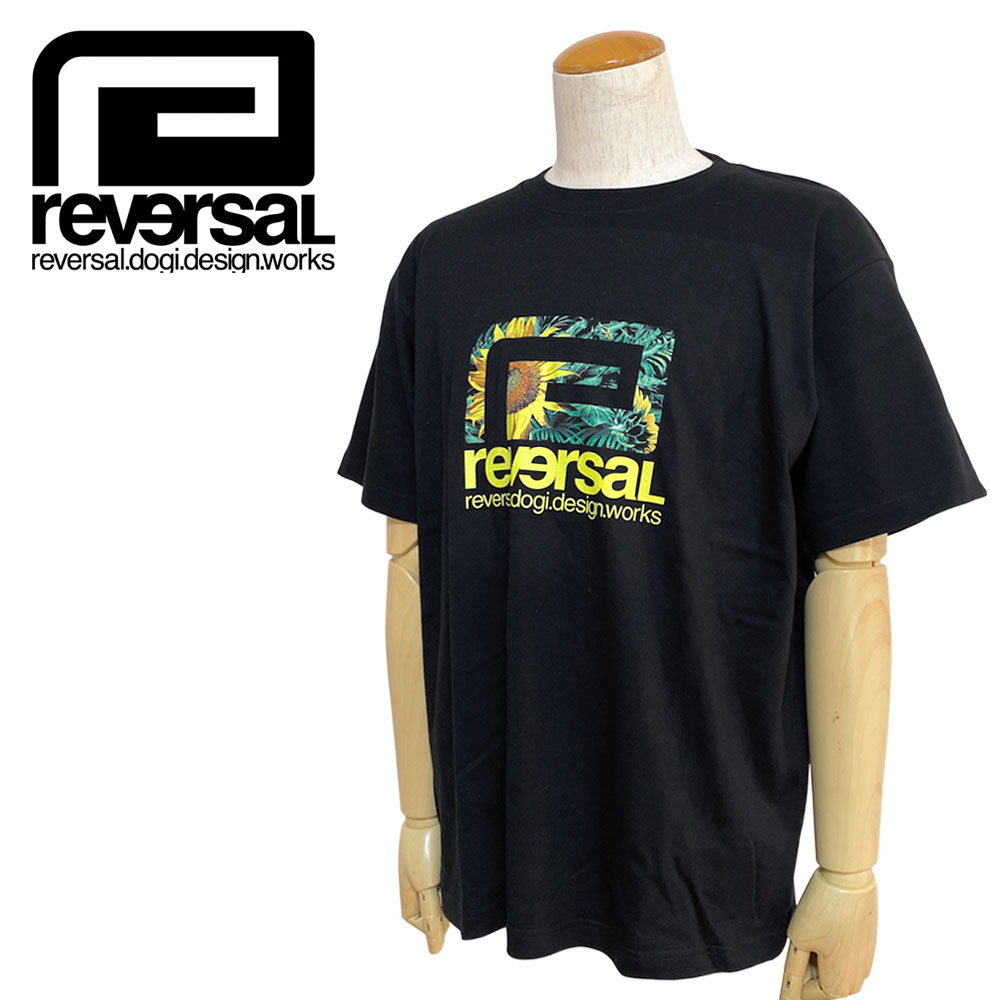 reversal SUNFLOWER BIG MARK COTTON TEE Men's 【rv23ss001】