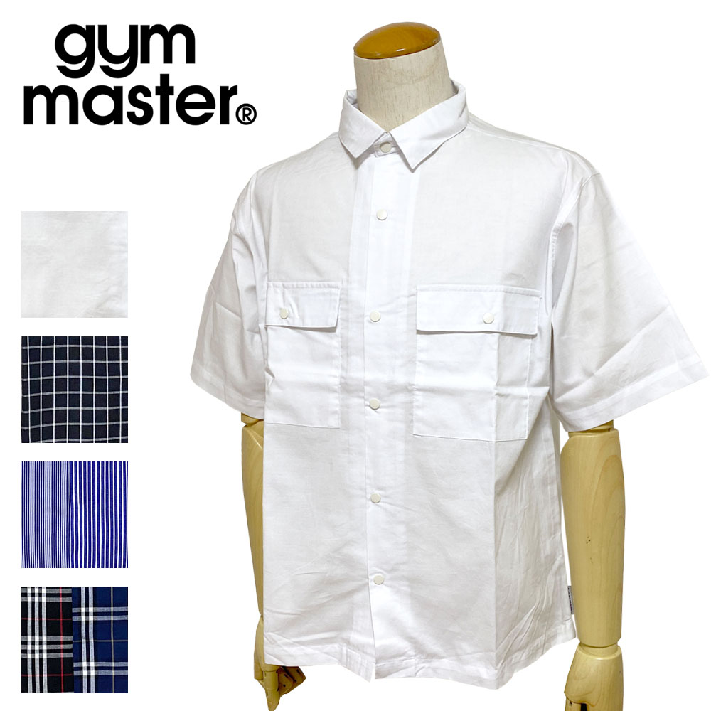 gym master 2WAY スナップボタン 半袖シャツ Men's 【G133786】