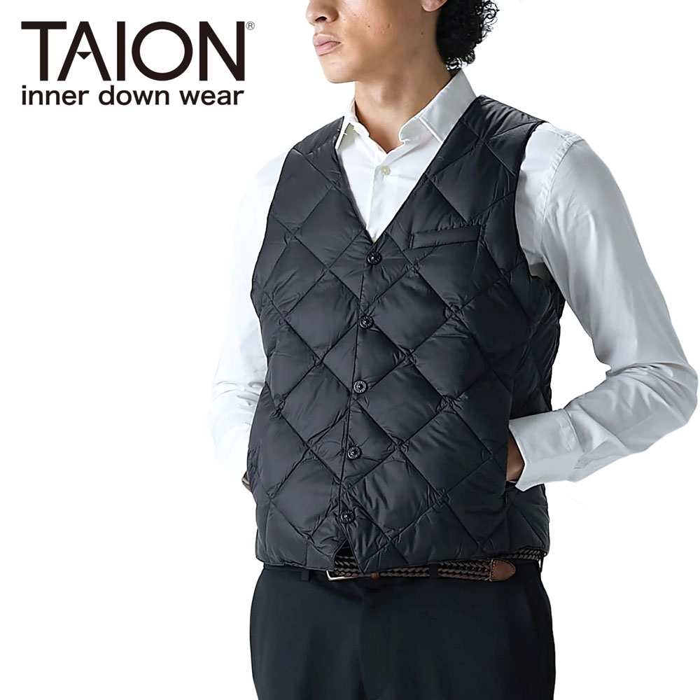 TAION タイオン シティ シングル ダウンジレ メンズ 003CI インナーダウン