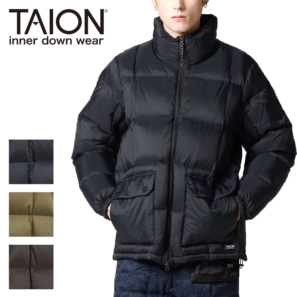 TAION タイオン マウンテン パッカブル ボリューム ダウンジャケット ユニセックス 102VZMT