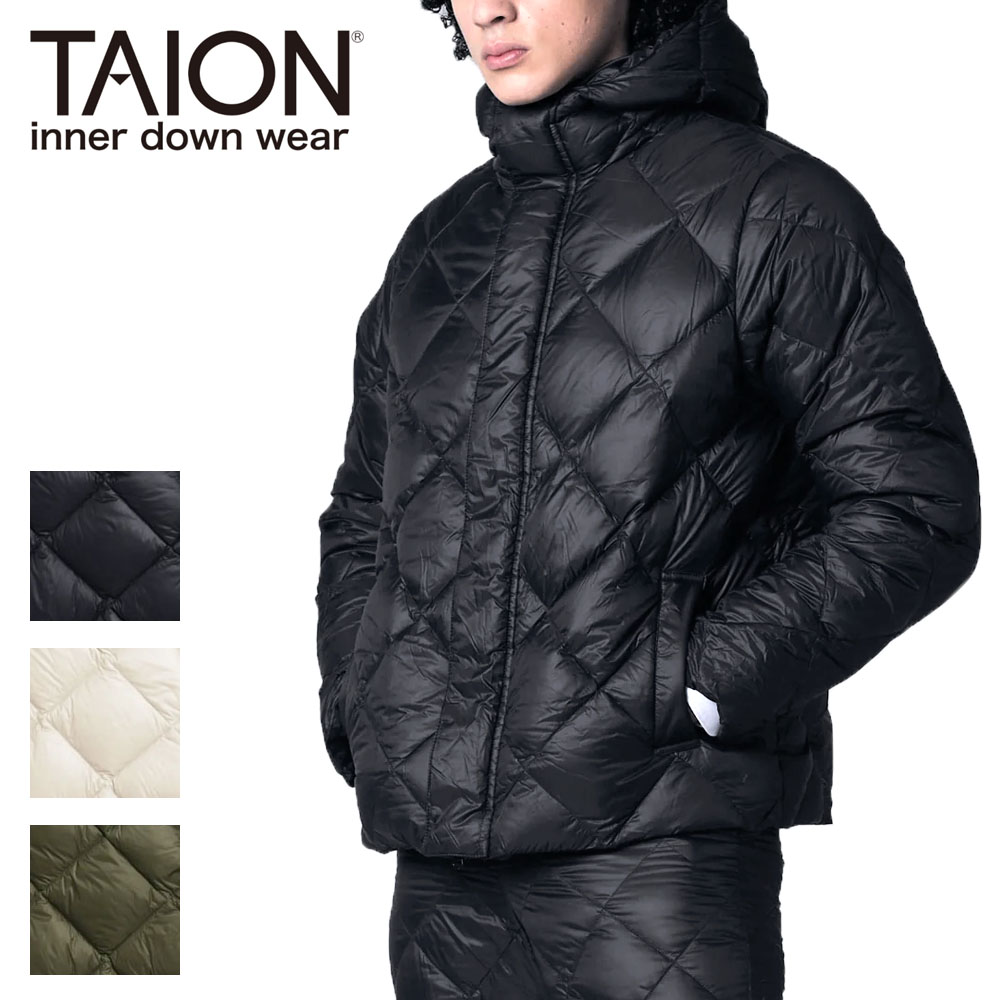 TAION タイオン シティ ダウンフーディー メンズ レディース ユニセックス 106JKCI