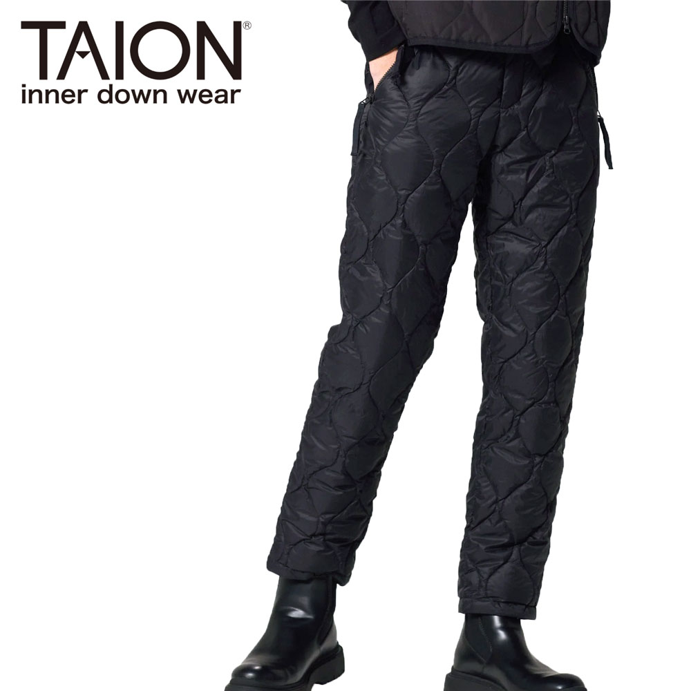TAION タイオン ミリタリー ナロー ダウンパンツ ソフトシェル メンズ ユニセックス 130LSTDML-1