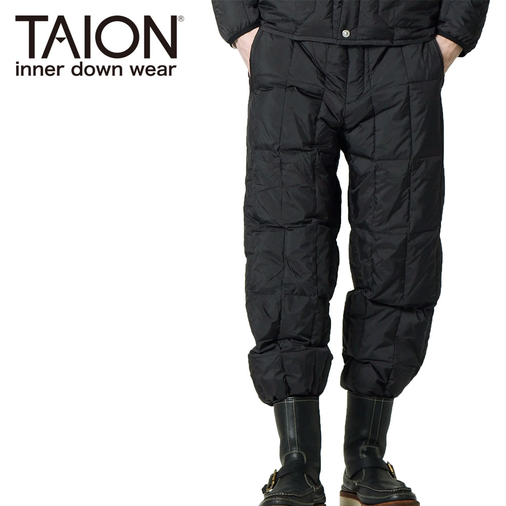 TAION タイオン ワーク リブ ダウンパンツ メンズ ユニセックス 131PTWK