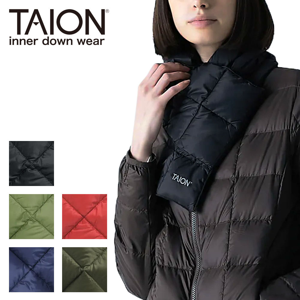 TAION タイオン ダウンマフラー ユニセックス 201A