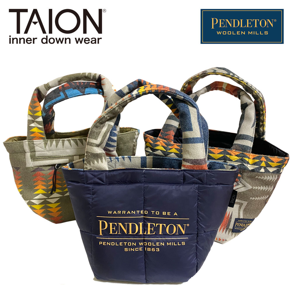 TAION×PENDLETON リバーシブル ランチトートバッグ S 【PDT-TON-223011】