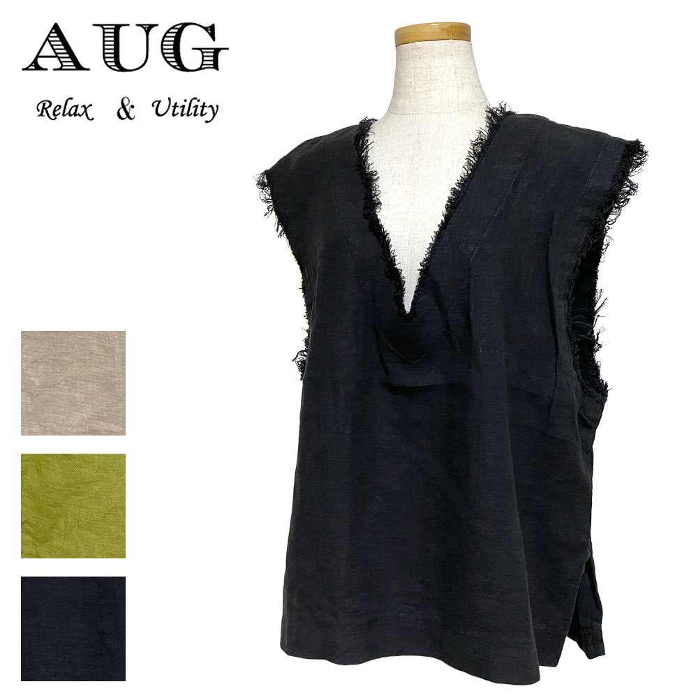 AUG メンアサ 深Vベスト Lady's 【831105】