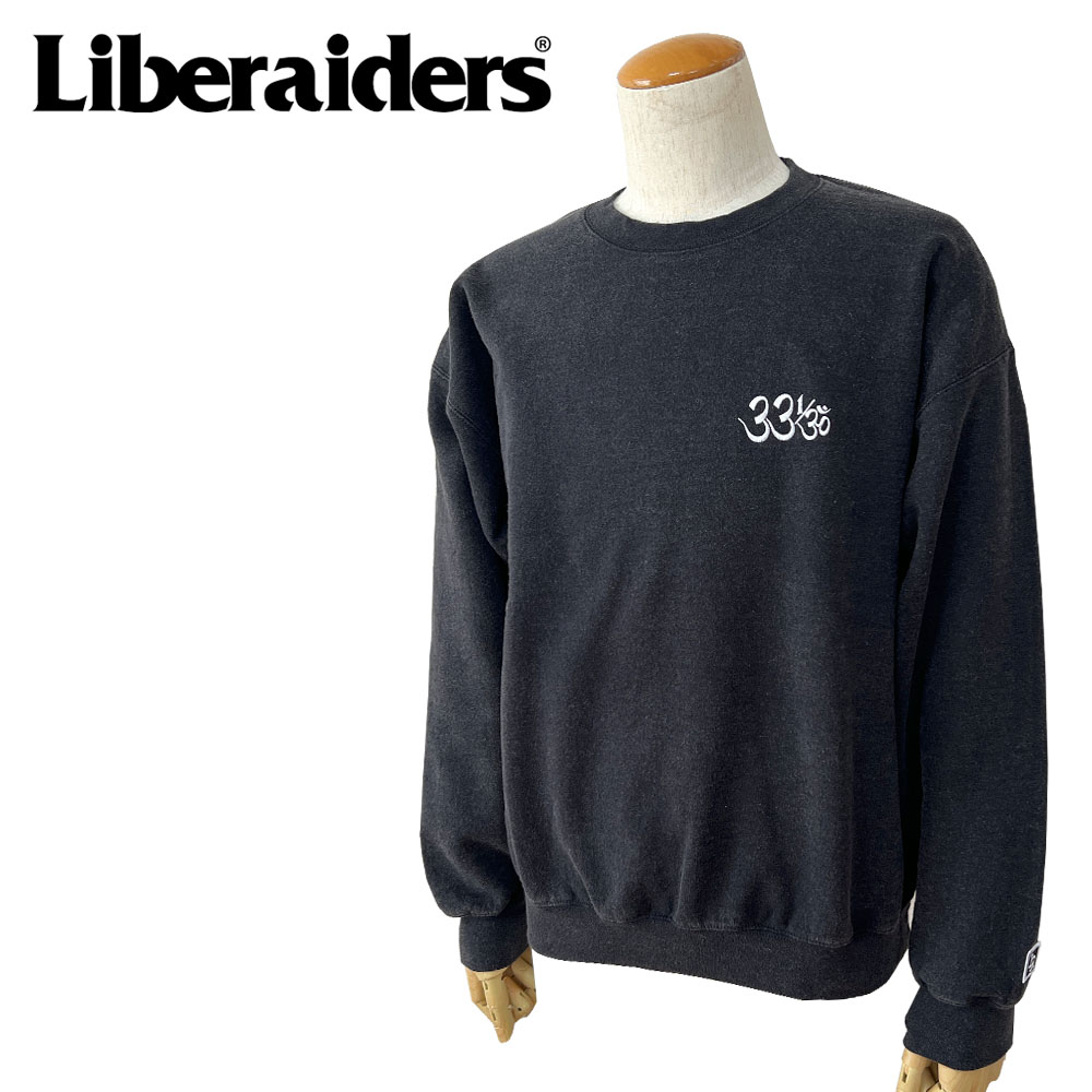 Liberaiders リベレイダース LIBERAIDERS RECORDS CREWNECK メンズ 703042401