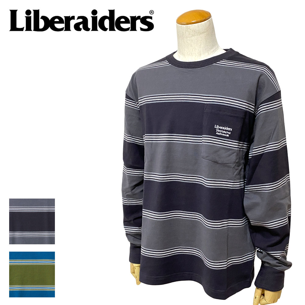 Liberaiders リベレイダース STRIPE L/S TEE メンズ 785012403