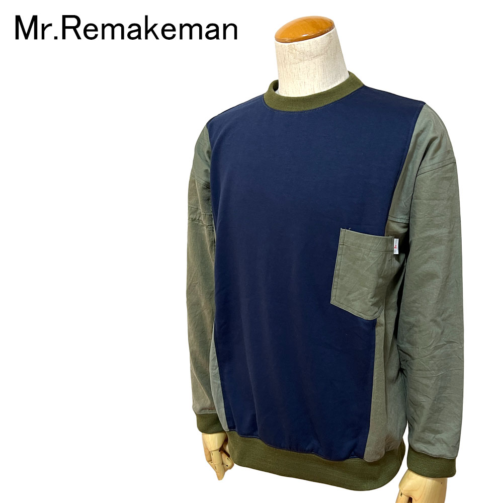 Mr.Remakeman ミスターリメイクマン Military Switching Sweat メンズ 2308676