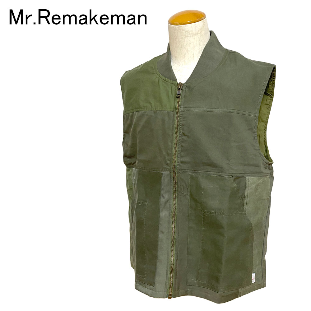 Mr.Remakeman Military Zip Vest Men's 【2303659】