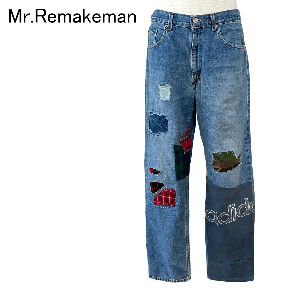 Mr.Remakeman ミスターリメイクマン PW Denim Pants メンズ 2402671