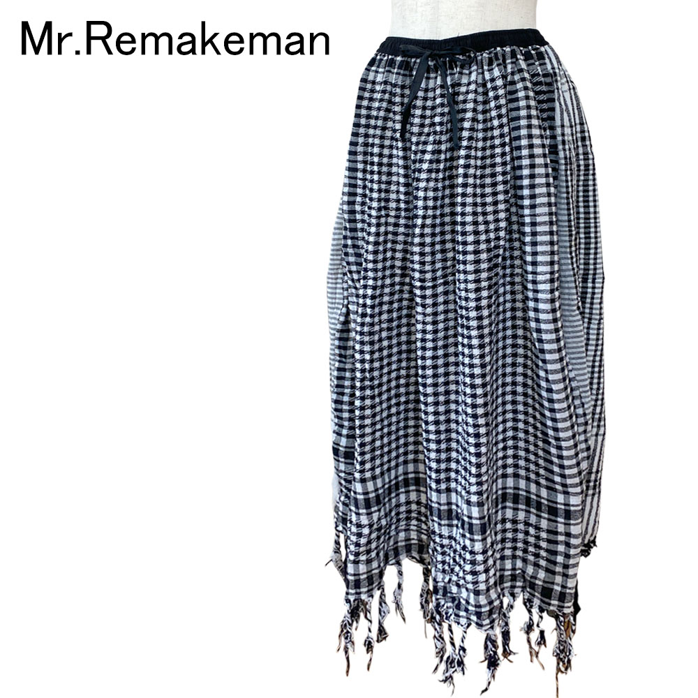Mr.Remakeman ミスターリメイクマン アフガンストール フレアスカート レディース 2502681
