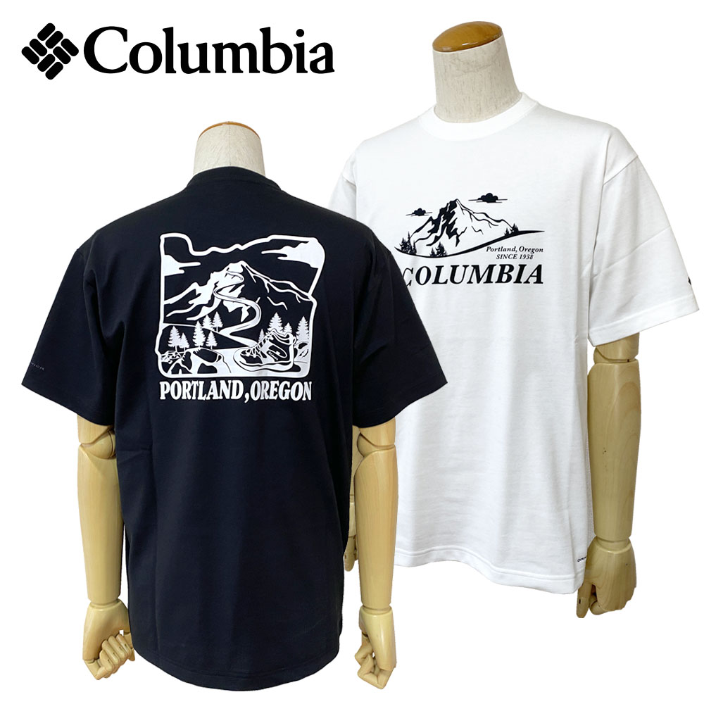 Columbia コロンビア Yahara Forest Graphic SS Tee ヤハラ フォレスト グラフィック ショートスリーブ Tシャツ メンズ PM0509