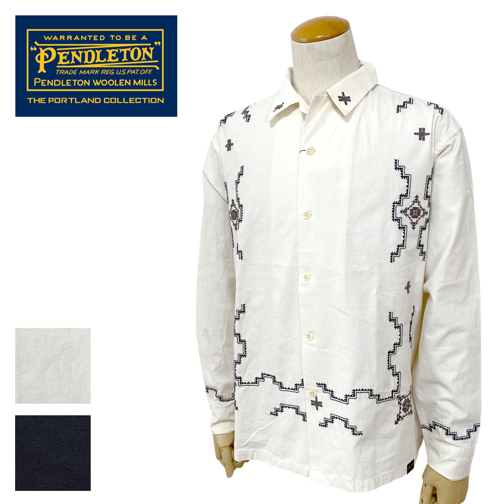 PENDLETON ペンドルトン EMB Open Collar Shirt EMB オープンカラーシャツ メンズ 42757005