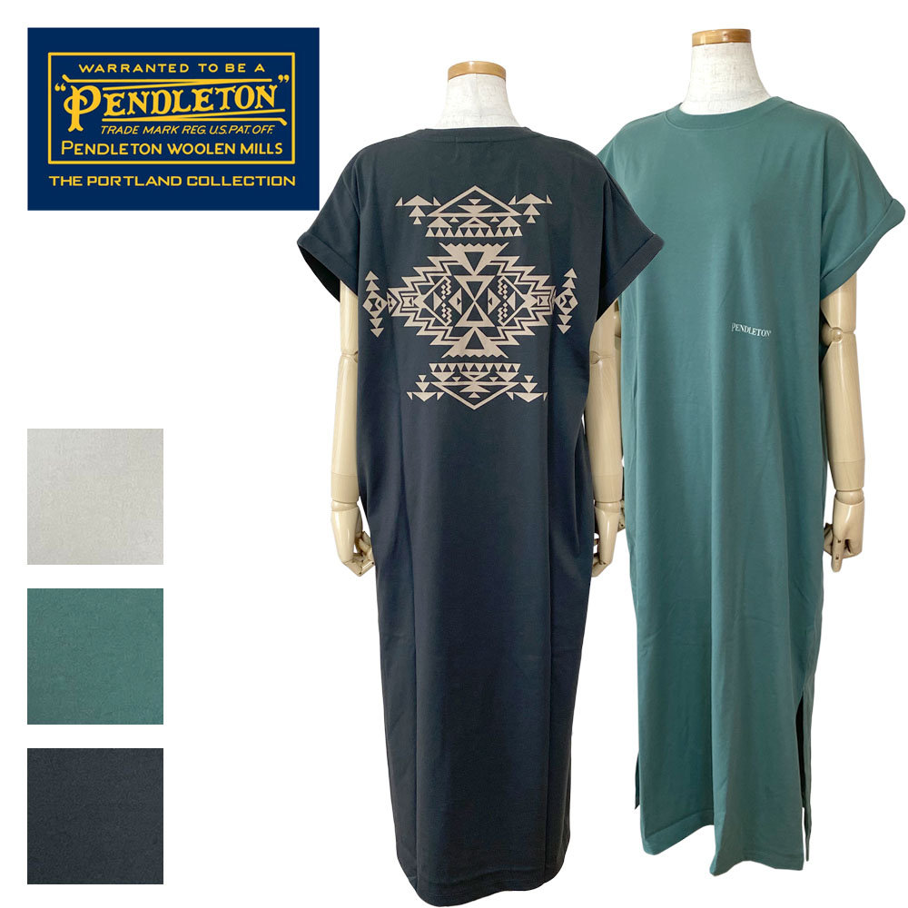 PENDLETON ペンドルトン Back Print No Sleeve Dress バックプリント ノースリーブ ドレス レディース 4275-6109