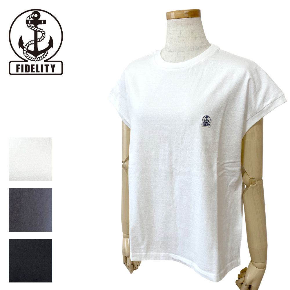 FIDELITY フィデリティ EMBREM NO SLEEVE エンブレム ノースリーブ Tシャツ レディース 24575410