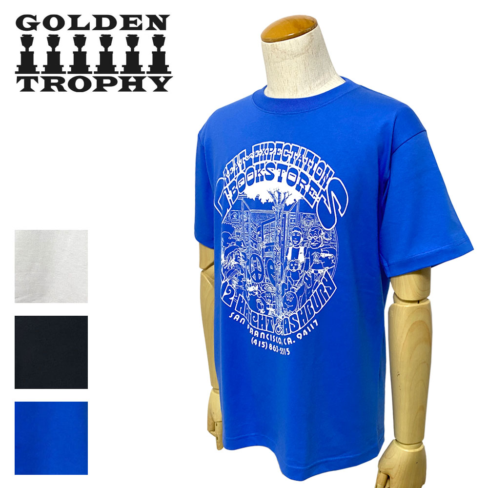 GOLDEN TROPHY ヒッピーカルチャー プリントTシャツ Men's