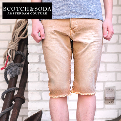 SCOTCH&SODA ダメージチノロングショーツ【SC81147-51】