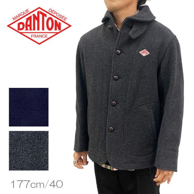 DANTON ウールパイル ラウンドカラージャケット Men's 【DT-A0032 WOP】