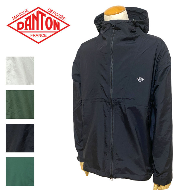 DANTON ダントン ナイロン フードジャケット メンズ DT-A0351 SNY