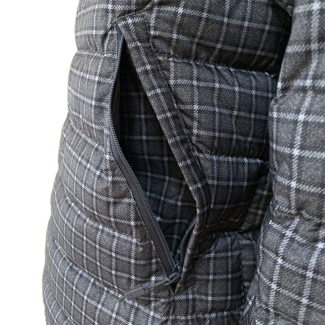 DANTON ダントン インナーダウンジャケット CHECK メンズ DT