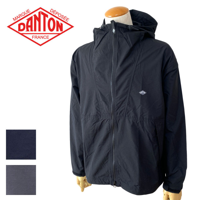 DANTON ダントン ナイロン フードジャケット メンズ DT-A0675 SNY