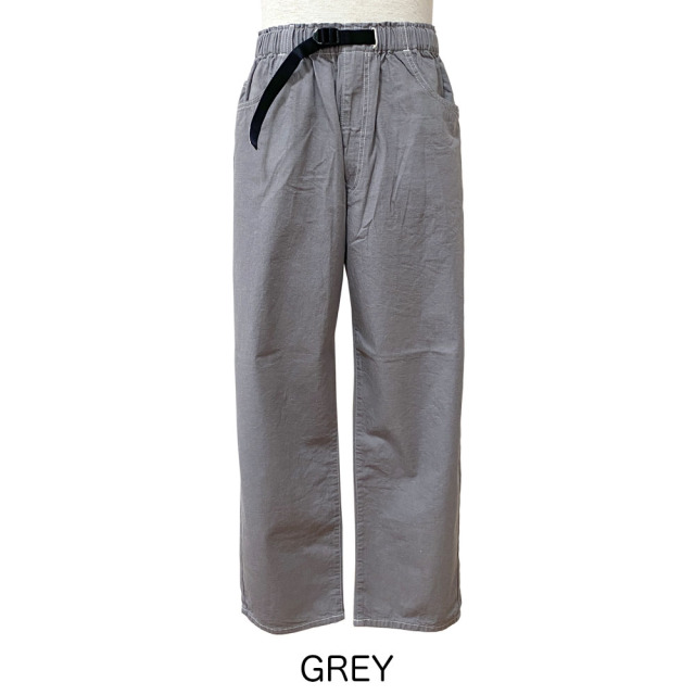 DANTON ダントン カラーデニム ベルテッドイージーパンツ メンズ DT