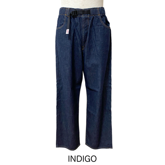 DANTON ダントン カラーデニム ベルテッドイージーパンツ メンズ DT