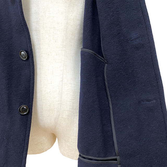 DANTON 24AW ギャザーショートコート WOMEN ネイビー DANTON ダントン ギャザーショートコート レディース DT-A0541 SWP