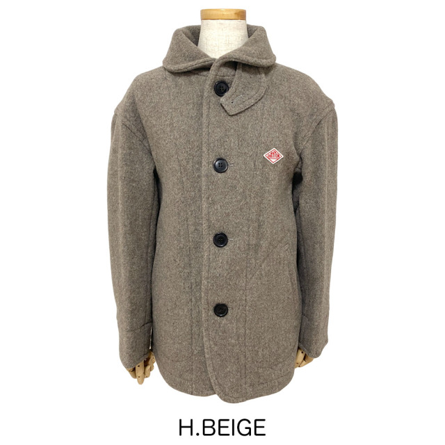 DANTON ダントン ウールパイル 丸襟ジャケット レディース DT-A0010