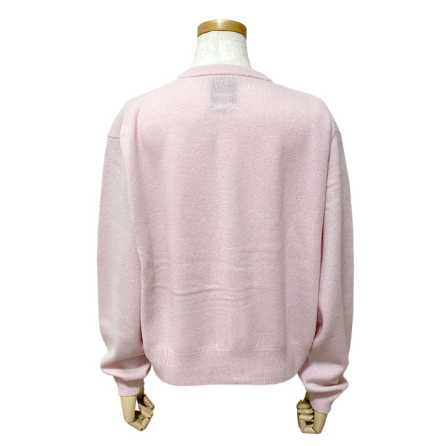 DANTON ダントン ラムウール クルーネックニットカーディガン