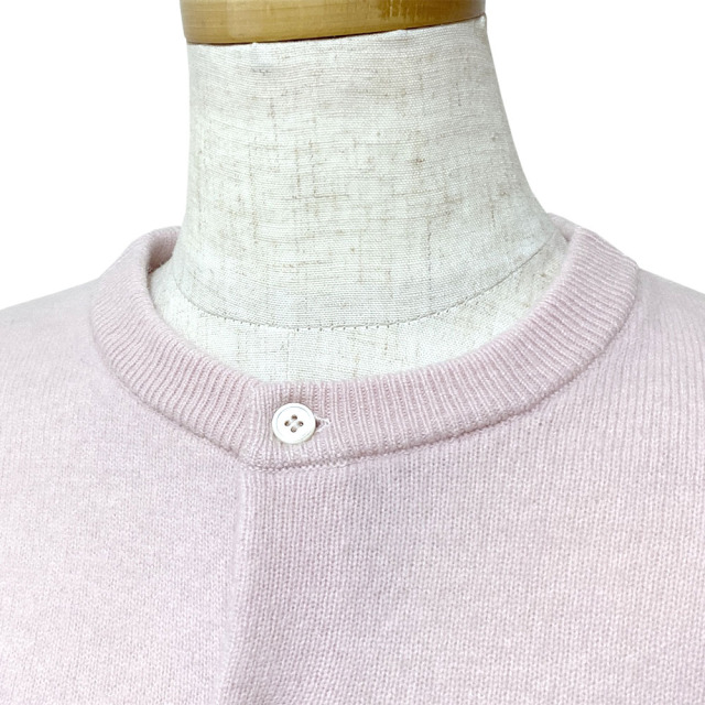 DANTON ダントン ラムウール クルーネックニットカーディガン