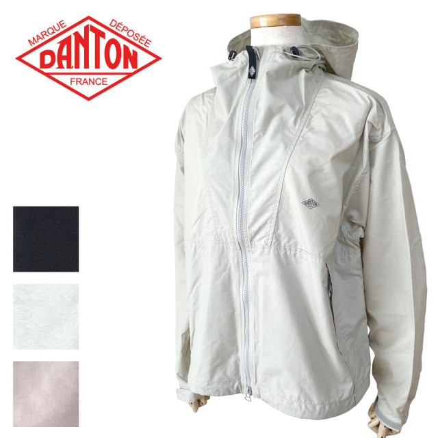 DANTON ダントン ナイロン フードジャケット レディース DT-A0674 SNY