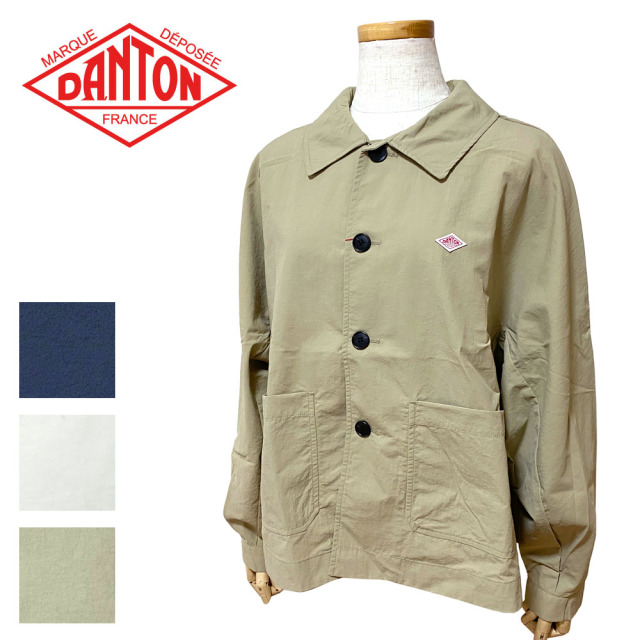 DANTON ダントン ドルマンスリーブ ナイロンジャケット レディース DT-A0652 TNY